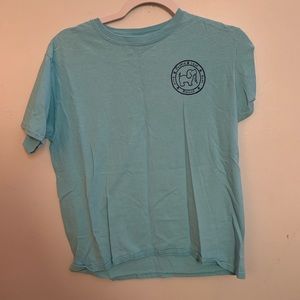 Light blue basic tee